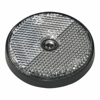 Reflector wit 60mm schroefbevestiging 2 stuks in blister