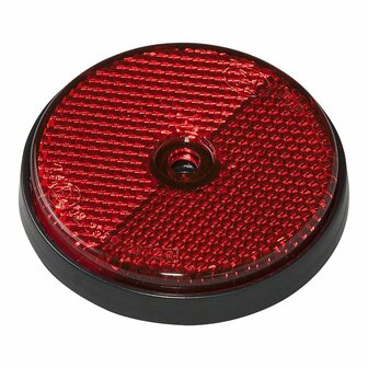 Reflector rood 60mm schroefbevestiging 2 stuks in blister