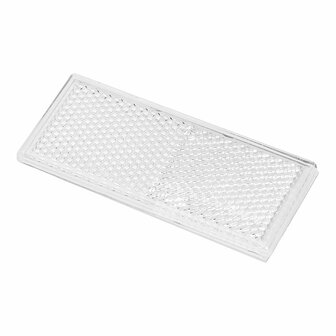 Reflector wit 82x36mm zelfklevend 2 stuks in blister