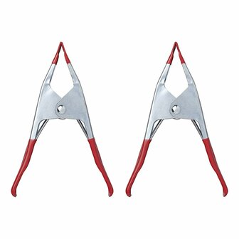 Klemmen metaal - set van 2 stuks