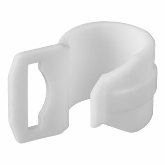 Tentclip 20-25mm met sleuf wit 4 stuks in blister