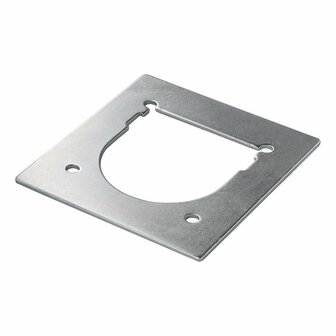 Montageplaat voor sjoroog enkel 142x132mm x2 stuks