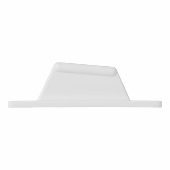Bovenzijde deurvanger wit voor caravan/camper