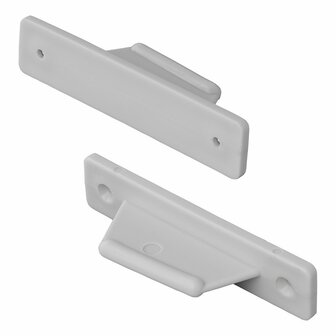Bovenzijde deurvanger grijs voor caravan/camper