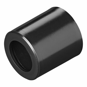 Afvoerbuis reduceerstuk  dia 28 mm naar  dia 17 mm PE zwart in blister