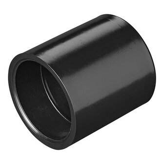 Afvoerbuis reduceerstuk  dia 28 mm naar  dia 17 mm PE zwart in blister