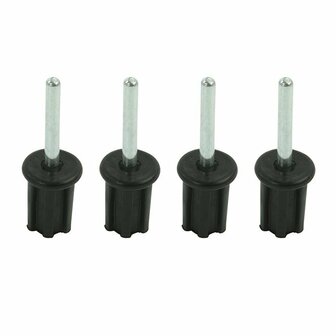 Bovendop 22mm met pin 4 stuks in blister