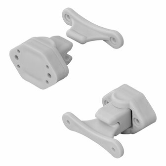 Deurvanger grijs scharnierend voor caravan/camper