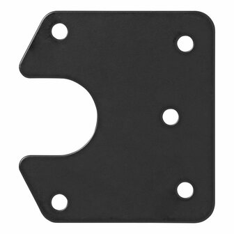 Stekkerdooshouder metaal 9,4 x 8,7 cm