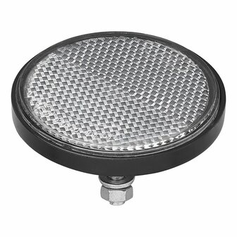 Reflector wit 60mm met bout 5mm 2 stuks in blister