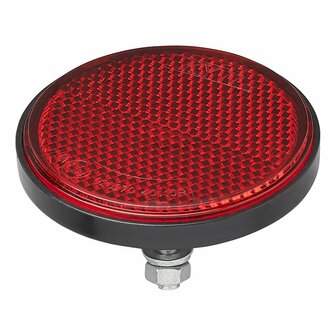 Reflector rood 60mm met bout 5mm 2 stuks in blister