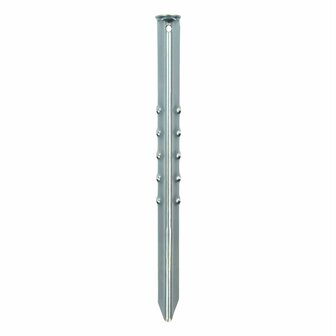Tentharing 40cm metaal geribbeld