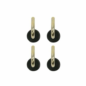 Tentdop 22mm met ronde haak 4 stuks in blister
