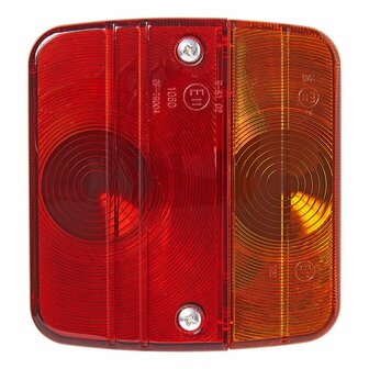 Achterlicht 4 functies 98x104mm PM in blister