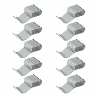 Chassisklem 28mm voor kabel 10 stuks in blister