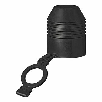 Trekhaakdop rubber met ring in blister