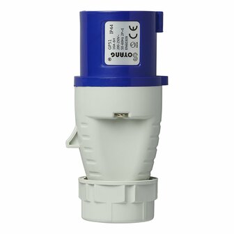 CEE stekker 16A demontabele behuizing blauw/wit