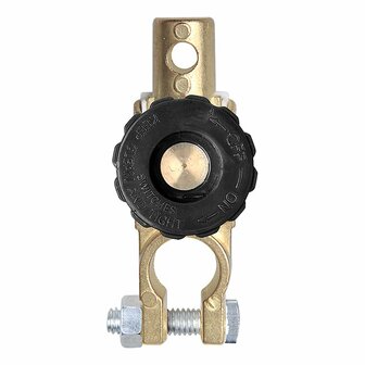 Accupoolklem (-) 17,5mm met stroomonderbreker in blister