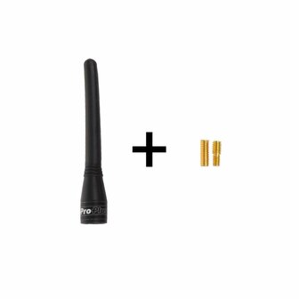 Auto antenne 10cm incl. M5 M6 adapters
