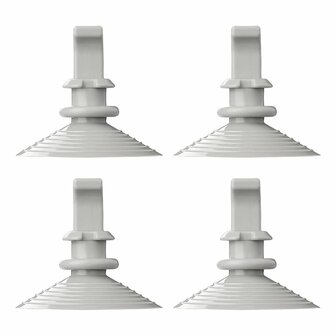Zuignapbevestiging voor raamisolatieset - set van 4 stuks