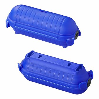 Veiligheidsbox voor Schuko stekkerverbindingen blauw