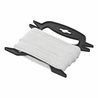 Scheerlijn 4mm x 20m wit op haspel