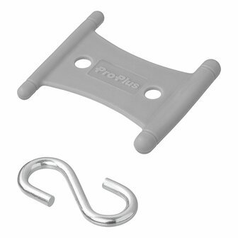 Hanger met S-haak voor tentrail 5/6mm en 7/8mm - set van 6 stuks