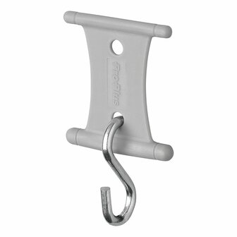 Hanger met S-haak voor tentrail 5/6mm en 7/8mm - set van 6 stuks