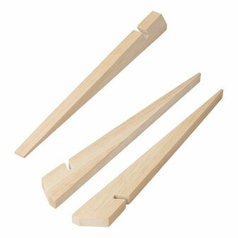 Tentharing 30cm hout 4 stuks in polybag