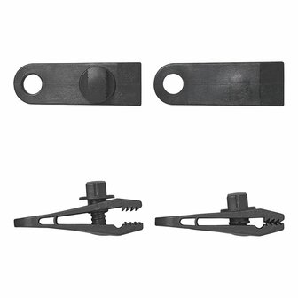 Tenttapijt clips met schroef - set van 4 stuks