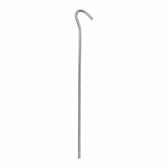 Tentharing 22cm metaal met open oog 10 stuks in polybag