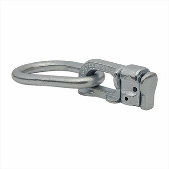Stud fitting dubbel met ring in blister