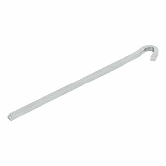 Rotspen 22cm metaal vierkant 6 stuks in polybag