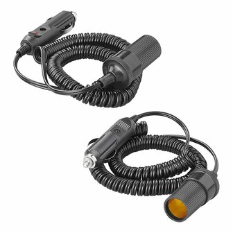 Verlengkabel 3M 12V/24V max. 3Amp.