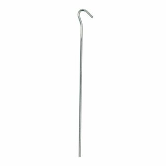 Tentharing 25cm metaal met open oog 10 stuks in polybag
