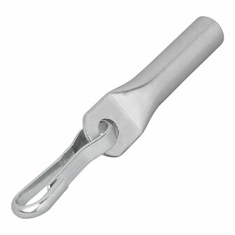 Kabeleindsluiting  dia 8 mm met Simplex haken - set van 10 stuks