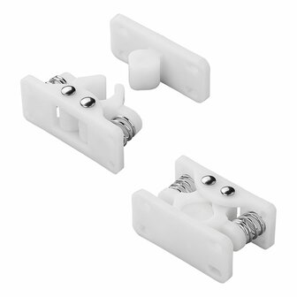 Deurvanger met metalen veren voor caravan/camper