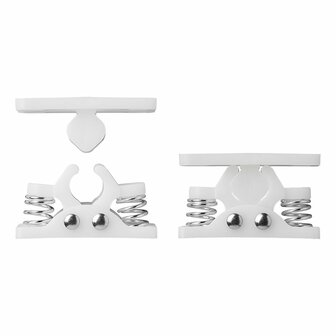 Deurvanger met metalen veren voor caravan/camper