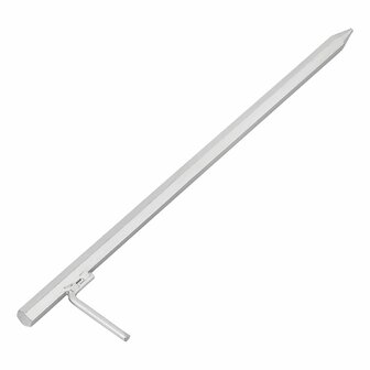 Grondpen 50 cm gegalvaniseerd staal met L-haak