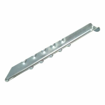 Tentharing 30cm metaal geribbeld 2 stuks in polybag