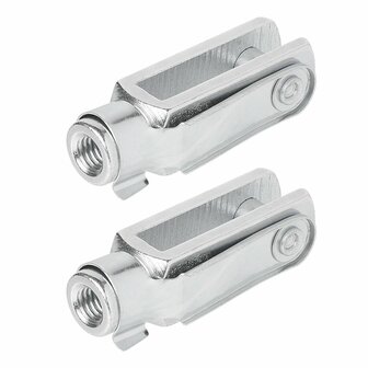 Gaffel M8 58mm - set van 2 stuks in blister