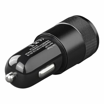 USB snellader type A + C 2-weg 12/24V 3100mA