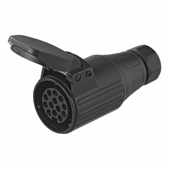 Stekkerdoos 13-polig PVC zwevend in blister