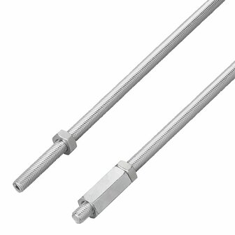 Remstang M8 voor aanhangwagen 2x1 meter