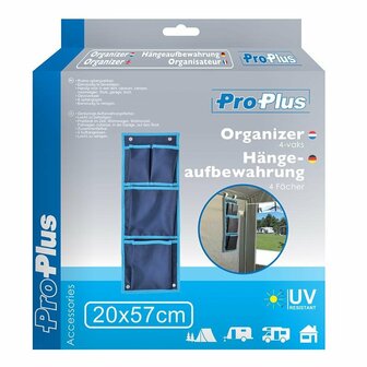 Organizer 4-vaks 20x57cm