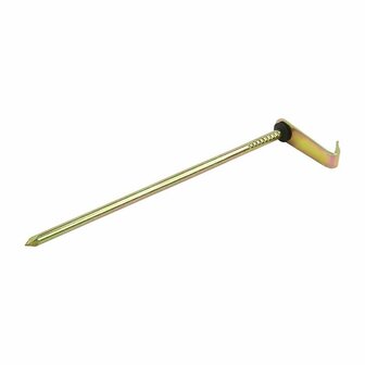 Rotspen 21cm metaal met haak 6 stuks in polybag