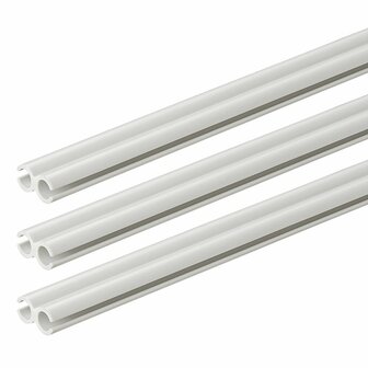 Dubbele tentrail 80 cm - set van 3 stuks