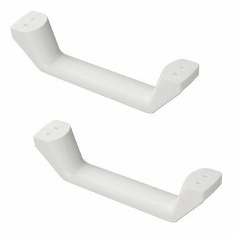 Rangeergreep wit - set van 2 stuks