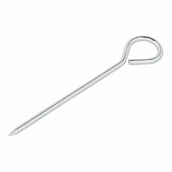 Tentharing 19cm aluminium met oog 10 stuks in polybag