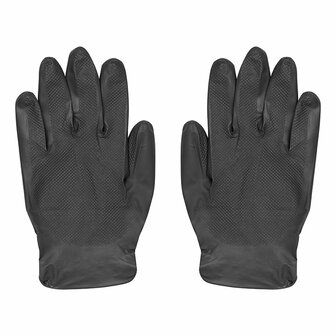 Gripp-It nitril handschoenen XL zwart dispenserdoos van 50 stuks